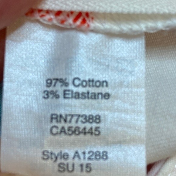 J.Crew Red & White Stripe Stretch Side Zip 4” Shorts - Like New - Size 8 - Picture 8 of 9